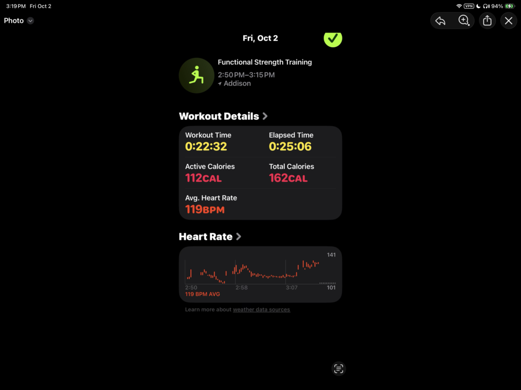 MK — Gym / Weights workout